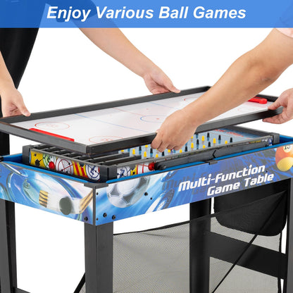 10-in-1 Combo Game Table Set with Storage Bag and Accessories