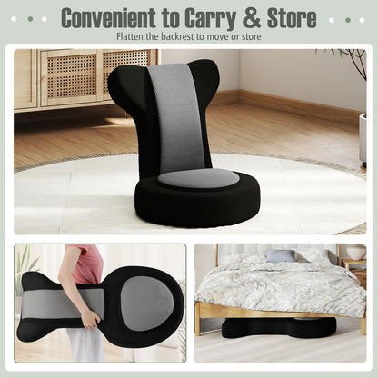 Lazy Sofa Chair with Adjustable Headrest and Backrest