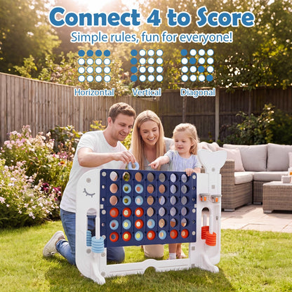 Giant 4-to-Score Game Set, Jumbo Connect Four Game