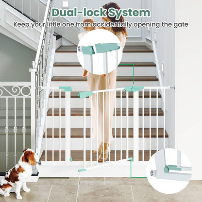 Wide Baby Safety Gate Fits 80-123 CM Openings