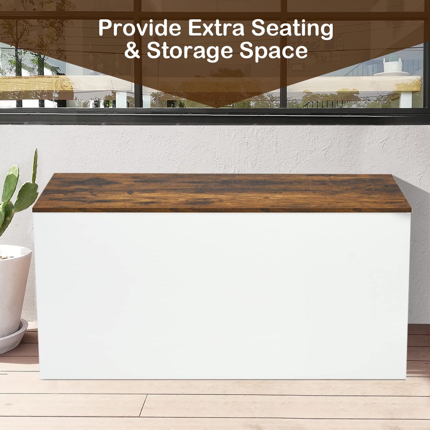 Large Toy Box Organizer with Flip-up Lid
