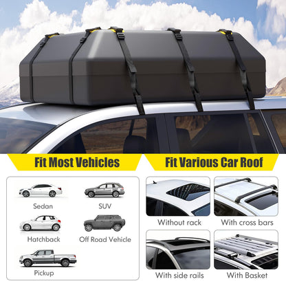 21 Cubic 100% Waterproof Roofing Cargo Carrier with Anti-Slip Mat