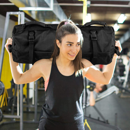 27 KG Heavy Duty Adjustable Training Sandbag of 1680D Oxford Cloth 500D PVC Net Cloth