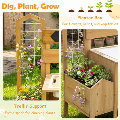 Mud Kitchen, Outdoor Kids Play Kitchen
