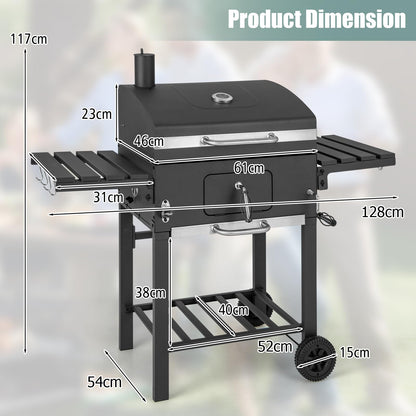 Portable Smoker Barbecue Griller with Hooks