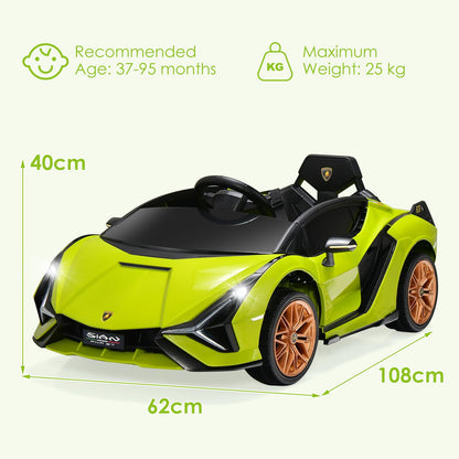 12V Battery Powered Electric Vehicle with Remote Control and LED Lights
