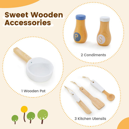 Pretend Kitchen Toy Set with Cookware Accessories