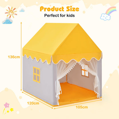 Kids Play Tent with Padded Mat Indoor Playhouse