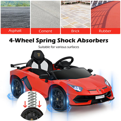 12V Licensed Lamborghini Kids Ride on Car with Remote Control