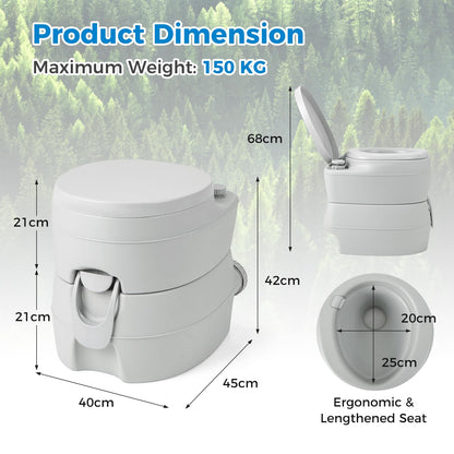 20L Portable Camping Toilet