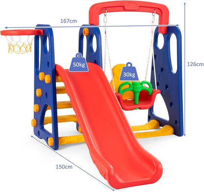 Toddler Swing and Slide Set