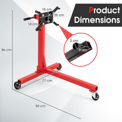 340 Kg Capacity Engine Stand with 360 Degree Rotating Head