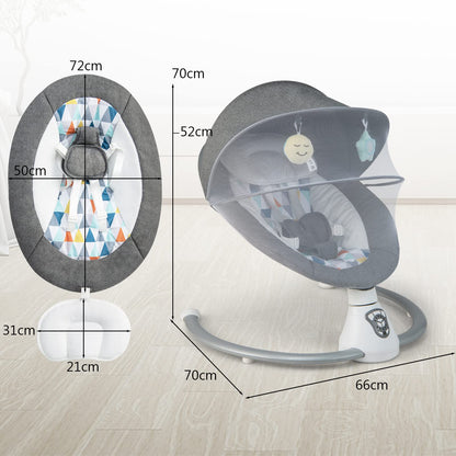 Portable Infants Rocker with Removable Mosquito Net