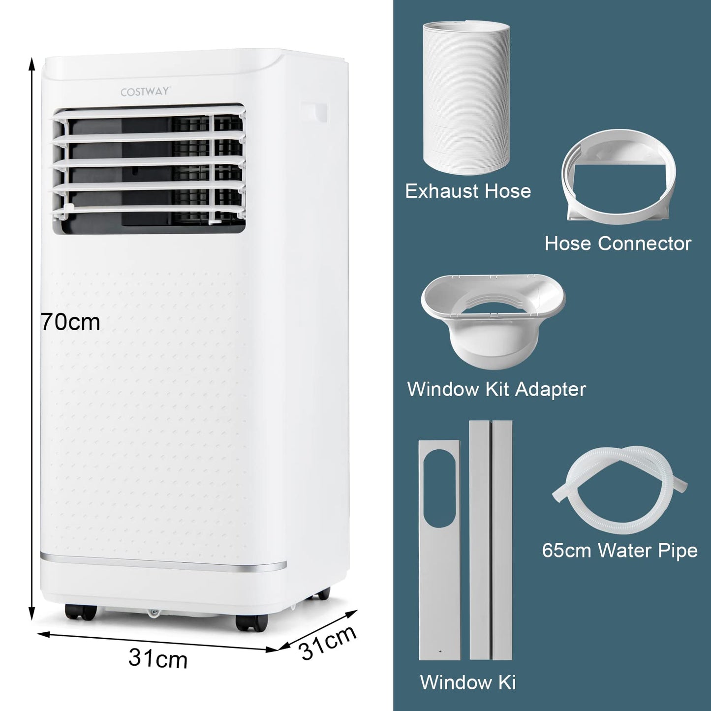4 in 1 Portable Air Conditioner (7000BTU) [Energy Class A]