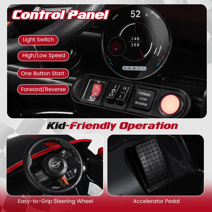 12V Kids Ride on Car with Remote Control, Horn, Music