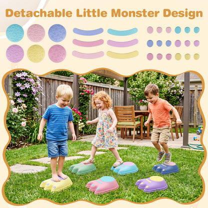 Kids Stepping Stones, Stackable Balance Blocks