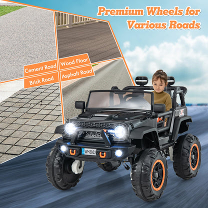 2 Seater Ride On Car with Remote Control and Horn for Boys and Girls