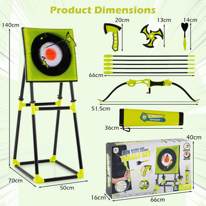 4 in 1 Throwing Target Set Kids Throwing Game for Birthday Gifts