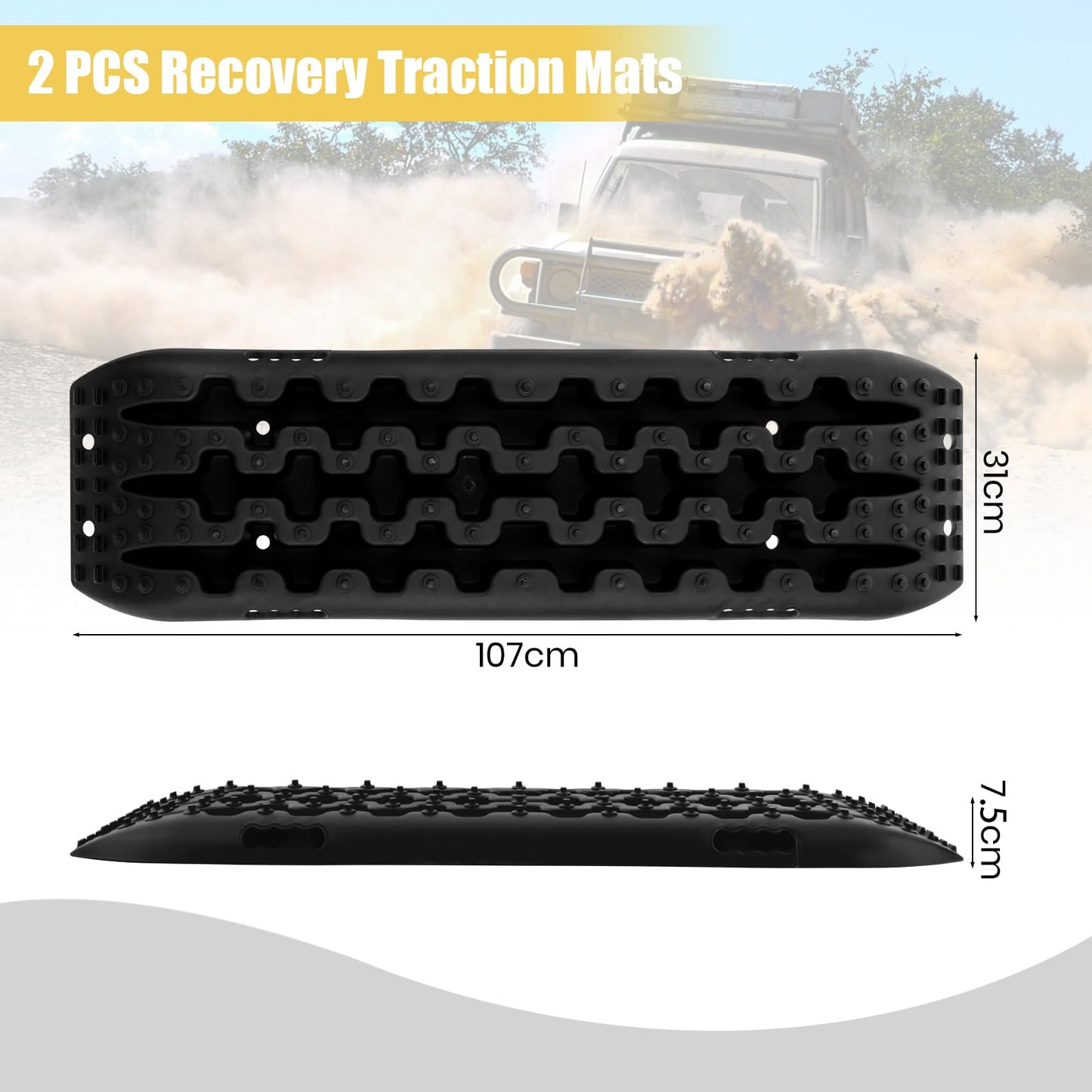 10t Heavy Duty Recovery Track Tire Traction Pad