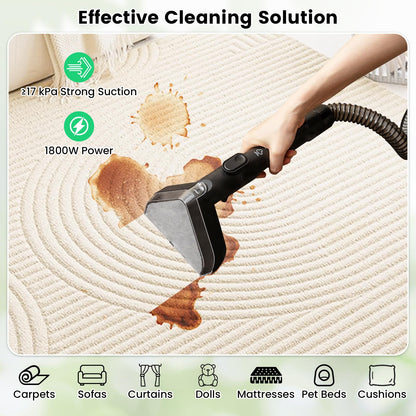 1800W Portable Spot Cleaner with Steam
