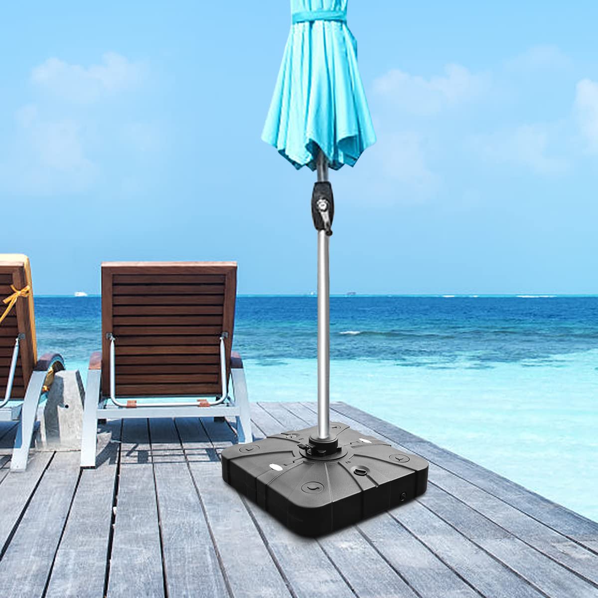 Parasol Base Weights with Removable Cross Base