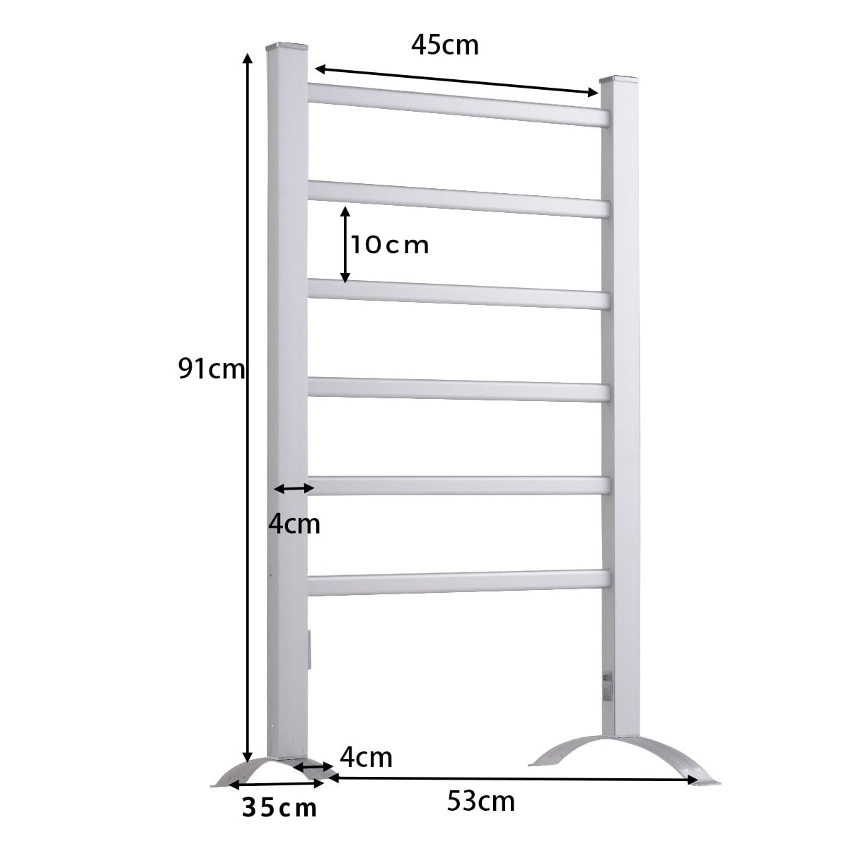 2-in-1 Electric Towel Warmer with 6 Bars