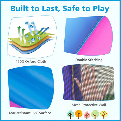 Kids Bouncy Castle, Inflatable Bounce House with Slide, Ball Pit
