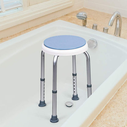 360° Rotating Round Shower Stool