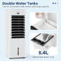 Giantex 5-in-1 Evaporative Air Cooler & Heater, Windowless Oscillating Swamp Cooler/Cooling Fan/Humidifier