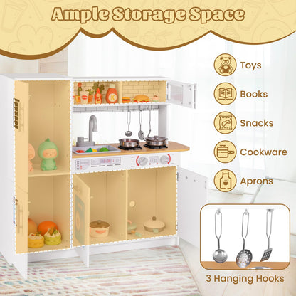 Toddler Pretend Kitchen Toy Set with Stoves and Oven