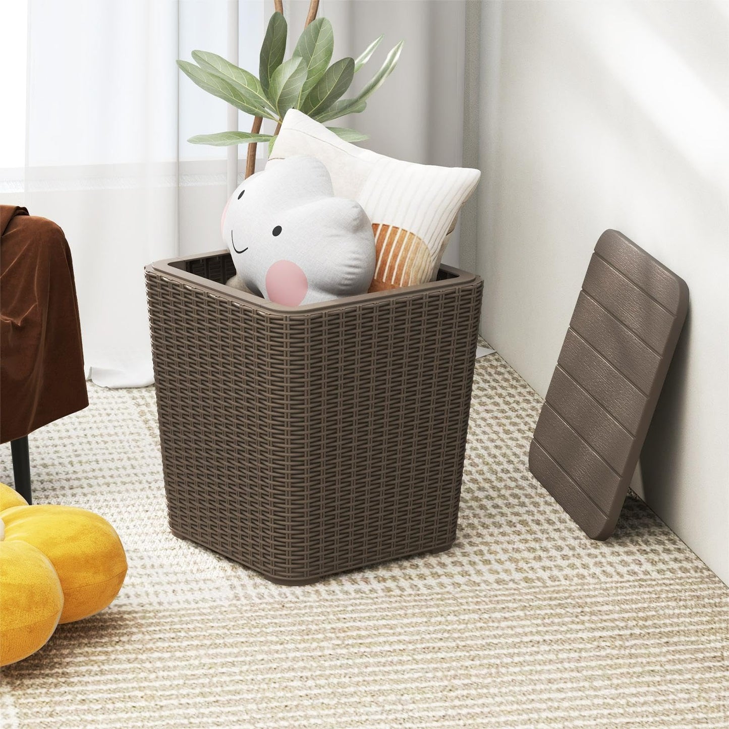 Waterproof Deck Boxes with Removable Sit-on Lid