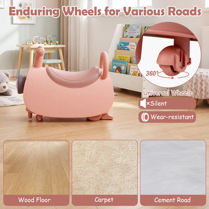 Kids Ride on Car, Toddler Foot-to-Floor Sliding Car with Music