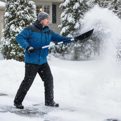 Snow Shovel for Driveway Car, Large Capacity Snow Removal Tool