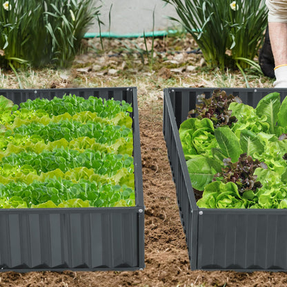 3-Tier Raised Garden Bed with Open ended Base for Vegetable Fruit Flower Herb