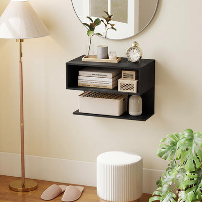 Floating Bedside Table, Wall Mounted Nightstand