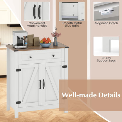 Buffet Sideboard, Kitchen Storage Cabinet with 2 Doors