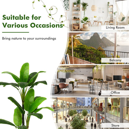 150cm Artificial Bird of Paradise Tree with Pot