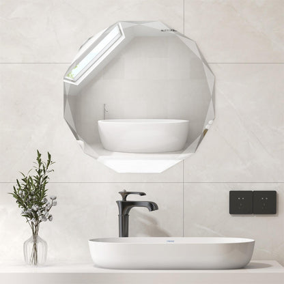 Premium Silver Polished Frameless Wall Mount Mirror