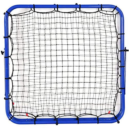 Giantex Football Training Net Double Sided Football Rebounder Adjustable Soccer Target Goal for Kids and Children to Practice