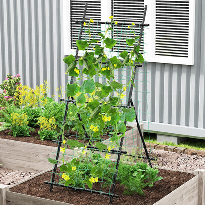 GiantexUK Garden Cucumber Trellis with Netting