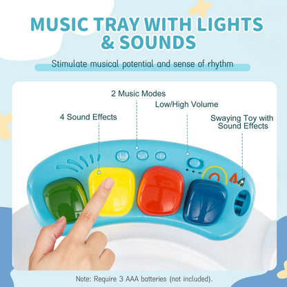 Baby Activity Center Baby Jumper and Bouncer with 6 Interactive Toys for Babies Age 6 Months +