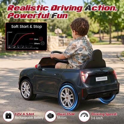 12V Kids Ride on Car with Remote Control, Horn, Music