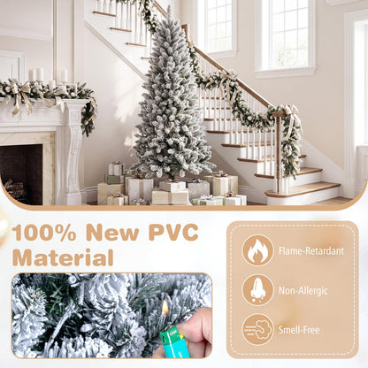 6FT Pre-Lit Christmas Tree with RGB LED Lights