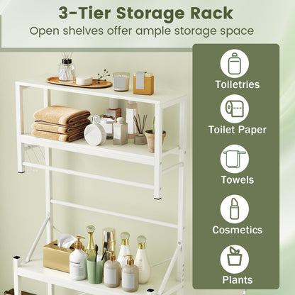 Freestanding Bathroom Space Saver Toilet Organizer