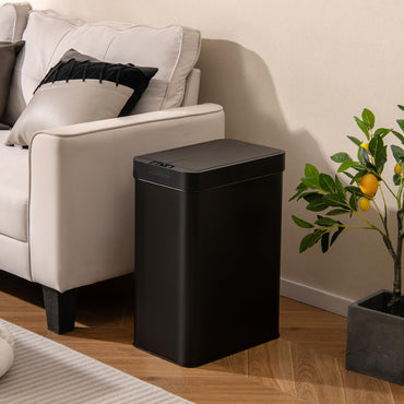 50L Slim Kitchen Trash Can with Wing Lids