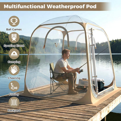 Pop up Bubble Tent, All Weather Sport Shelter Screen House with Carrying Bag