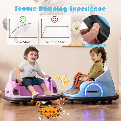 360 Degree Rotation Spin Waltzer Cars with Joysticks