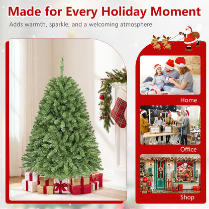 4FT Artificial Christmas Tree, Realistic Full Xmas Tree