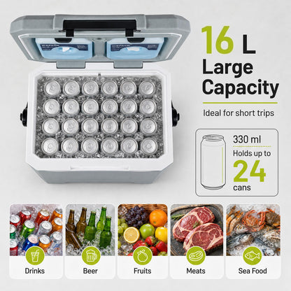 Hard Cooler Ice Chest Box for Cold/Hot Food & Drink