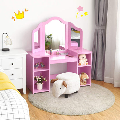 Kids Dressing Table and Chair Set